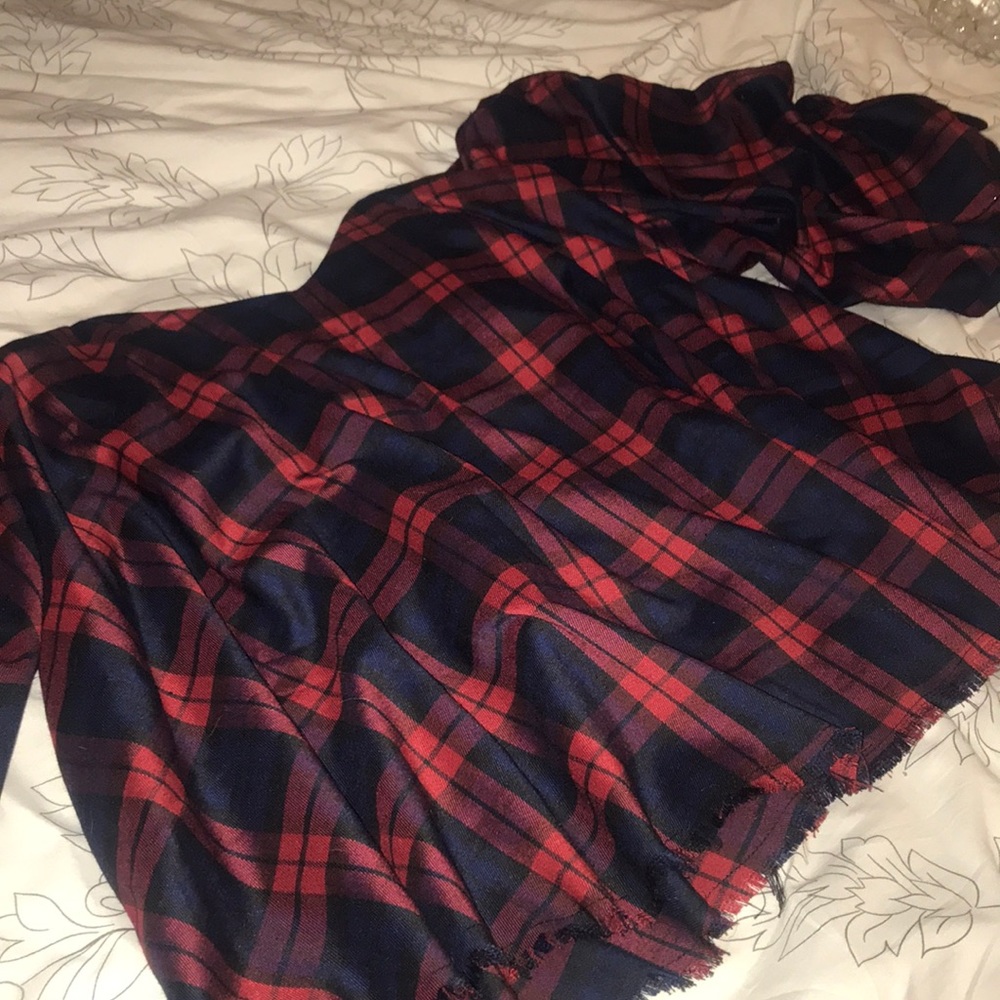 Forever 21 plaid off the shoulder top